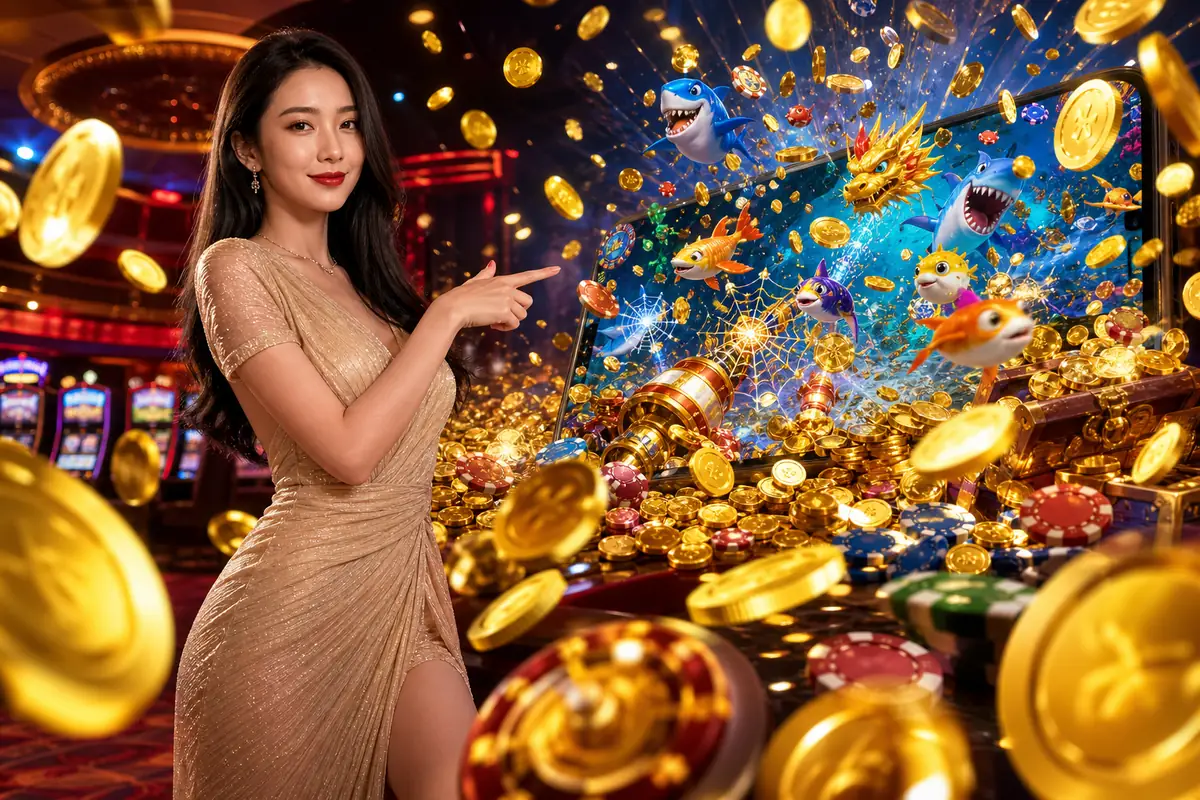 gd345 ফিশিং গেম আর্কেড শুটিং